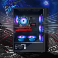 STGsivir Gamer-pc, Gaming PCGeForce GTX 1660 Super, i7 3,4 tot 3,9 GHz, 32 GB RAM, 1 TB SSD, 600 M WiFi, BT 5,0, RGB Fanx6, W10H64
